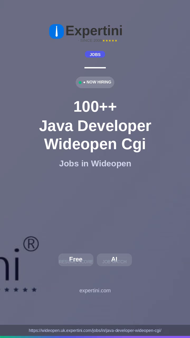7+ Java Developer Wideopen Cgi Jobs in Wideopen, UK — Local Employers Hiring August 2026